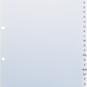 VISTA INDEX FUER PAPIER