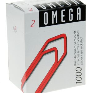 Büroklammern 2/1000 vernickelt