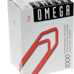 Büroklammern 3/1000 vernickelt