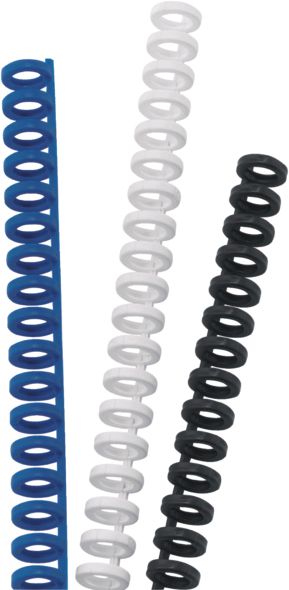 Clickbinderücken 8mm weiss