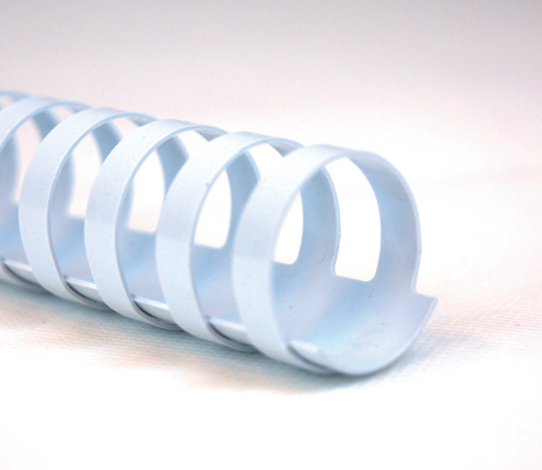 Plastikbinderücken 10mm weiss