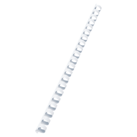 Plastikbinderücken 12mm weiss