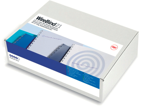 Drahtbinderücken 10mm silber