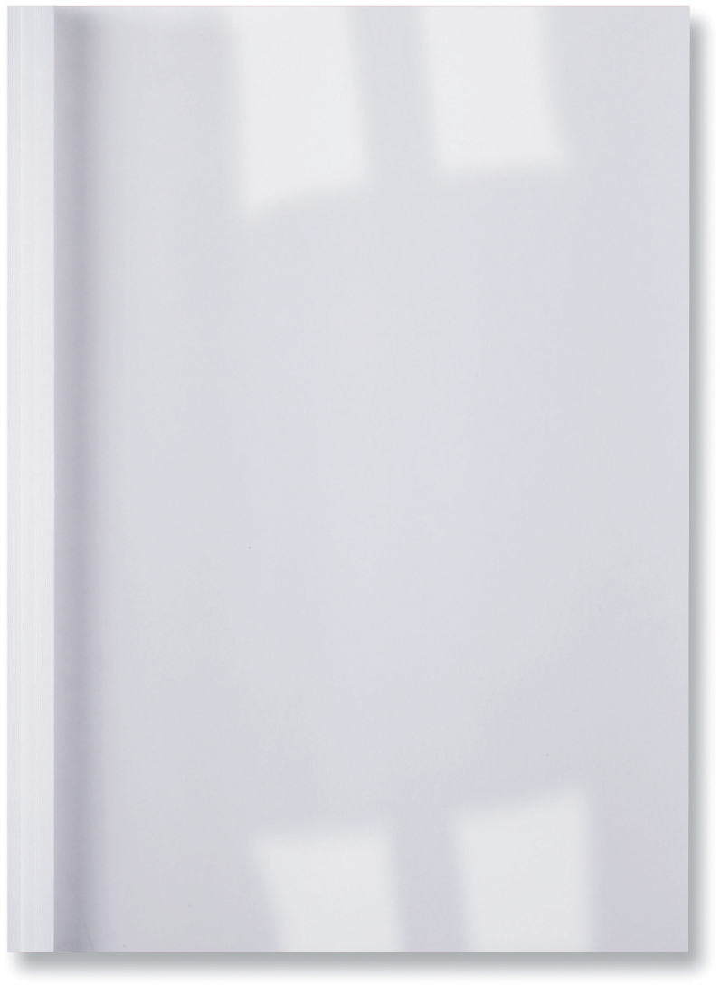 Thermobindema. 3mm Leinen weiss