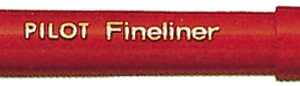 Pilot Fineliner rot