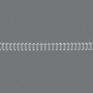 Drahtbinderücken 6mm weiss