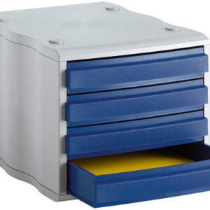 styrowave 4Schubl blau-grau