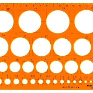 RUMOLD    Kreisschablone          1-36mm