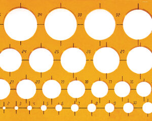 RUMOLD    Kreisschablone