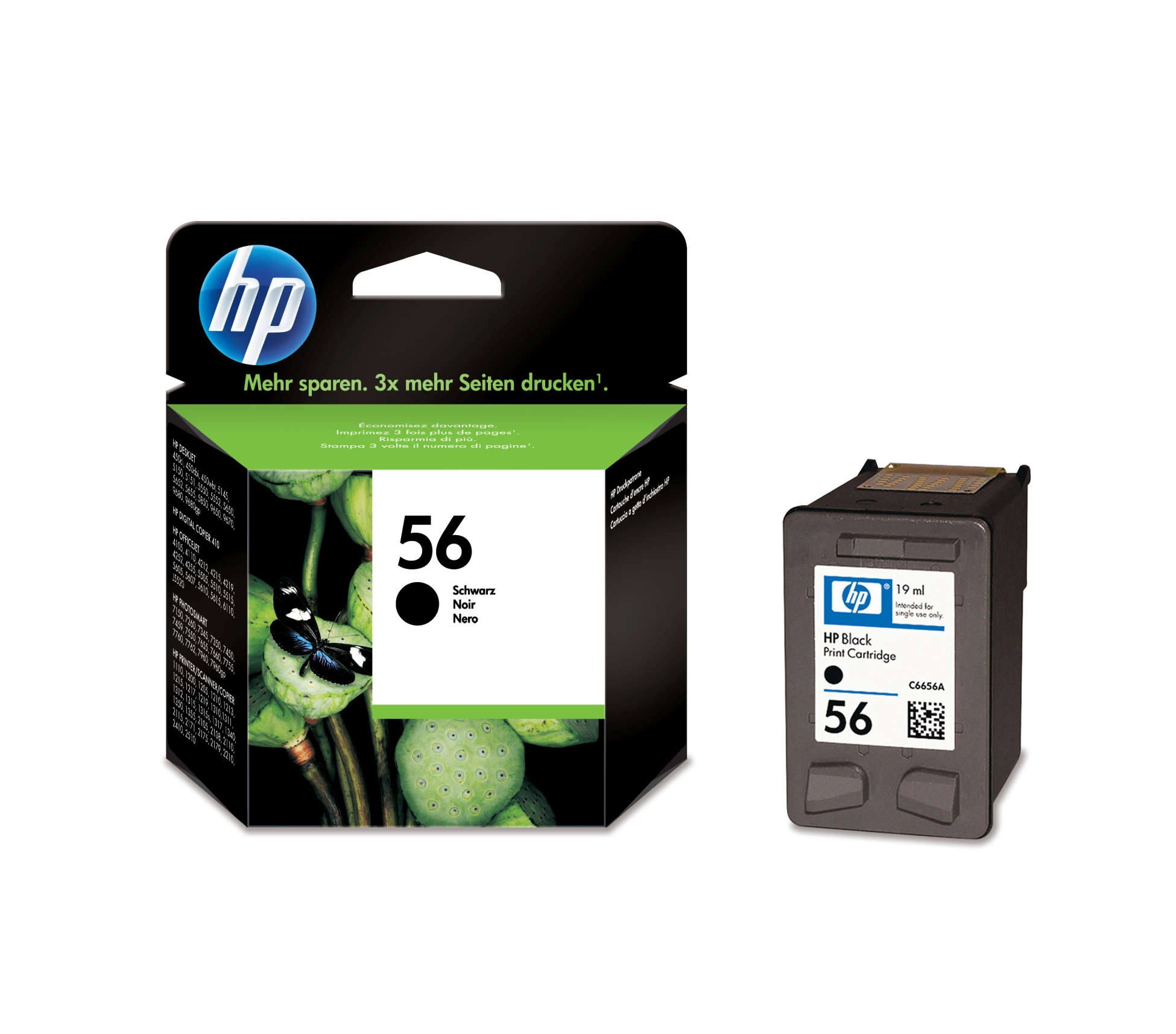 HP Tintenp. No.56 C6656AE bl
