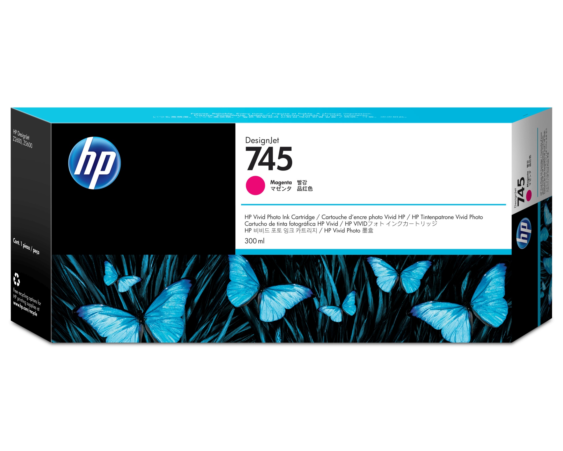 HP Tintenpatrone 745XL magenta