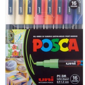 UNI POSCA Marker 16er Set