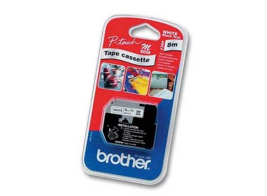 P-touch Band 9mm weiss-schwarz