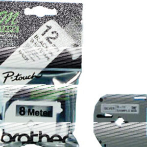 P-touch Band 12mm weiss-schwarz