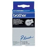 P-touch Band 12mm transp.-schw