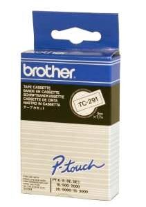 P-touch Band 9mm weiss-schwarz