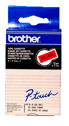 P-touch Band 12mm rot-schwarz