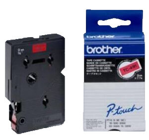 P-touch Band 9mm rot-schwarz