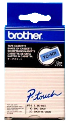 P-touch Band 12mm blau-schwarz