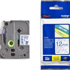 P-touch Band 12mm transp.-blau