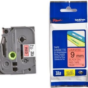 P-touch Band 9mm rot-schwarz