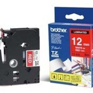 P-touch Band 12mm rot-weiss