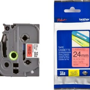 P-touch Band 24mm rot-schwarz