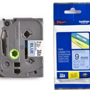 P-touch Band 9mm blau-schwarz