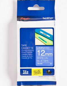 P-touch Band 12mm blau-weiss