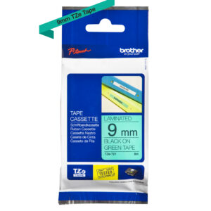 P-touch Band 9mm grün-schwarz