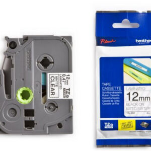 P-touch Band 12mm matt-schwarz