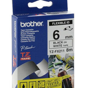 P-touch Band 6mm weiss-schwarz