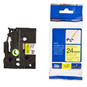 P-touch Band 24mm gelb-schwarz