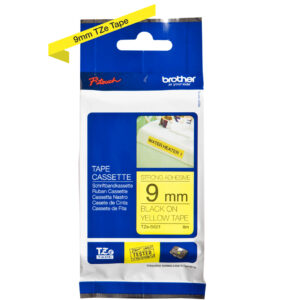 P-touch Band 9mm gelb-schwarz