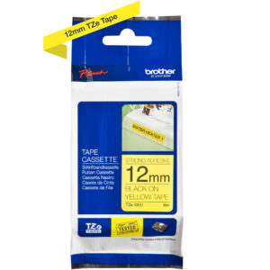 P-touch Band 12mm gelb-schwarz