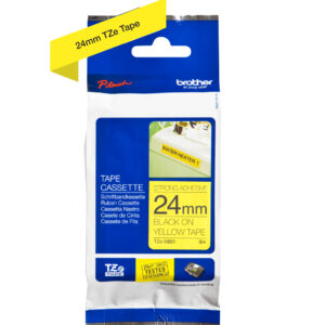 P-touch Band 24mm gelb-schwarz