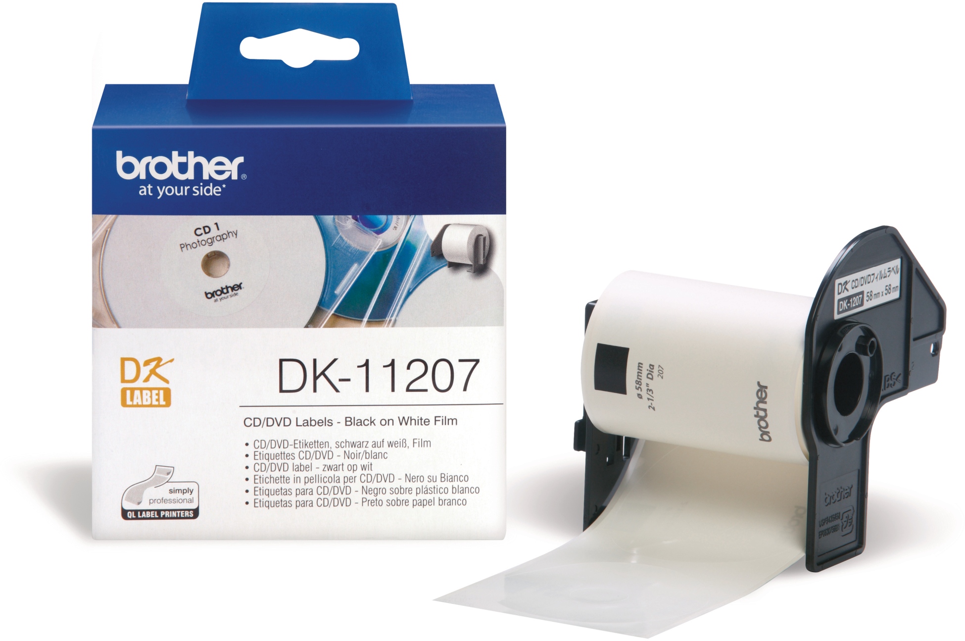 Brother CD/DVD-Etiketten
