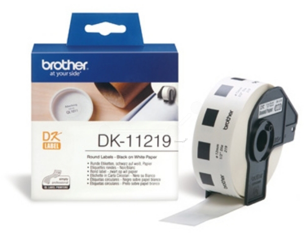 Brother Etiketten rund 12mm