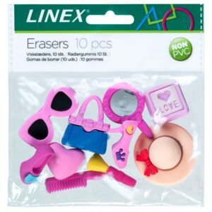 Radiergummi Set Girls 3D