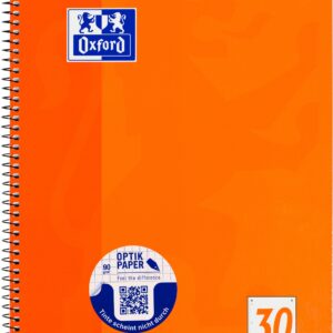 Collegeblock Oxford blanko orange