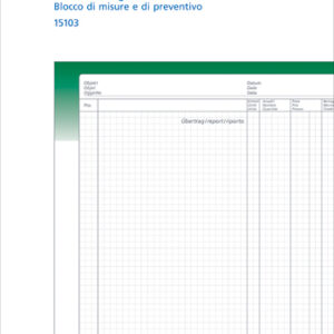 Ausmassblock A4 50x2 d/f/i
