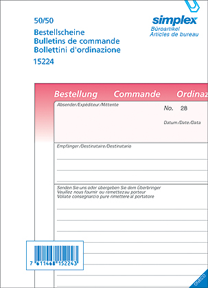 Bestellscheine A5 50x3 d/f/i