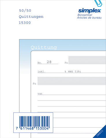 Quittungen A6 50x2 d