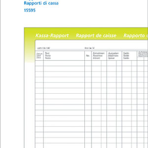 Kassa-Rapporte A4 50x2 d/f/i