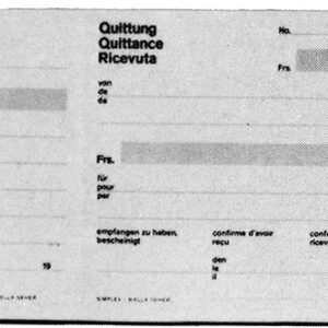 Quittungen m. Talon A6q d/f/i