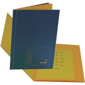 Briefmarkenheft 17,5x24cm grün