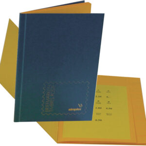 Briefmarkenheft 17,5x24cm blau