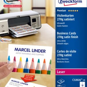 Avery Visitenk.Col.Laser 270g