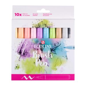 Brushpen 10er Set Pastell