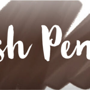 Brushpen sepia dunkel